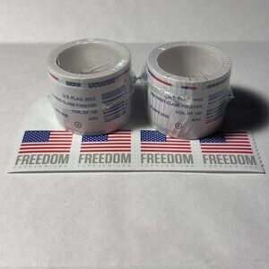 2023 Flag Forever Stamps – 2 Rolls (200 Total) USPS Authentic